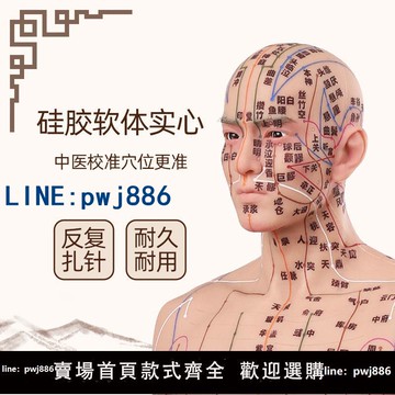 【便宜有好貨】中醫針灸人體模型經絡穴位扎針硅膠仿真針灸大銅人小皮人