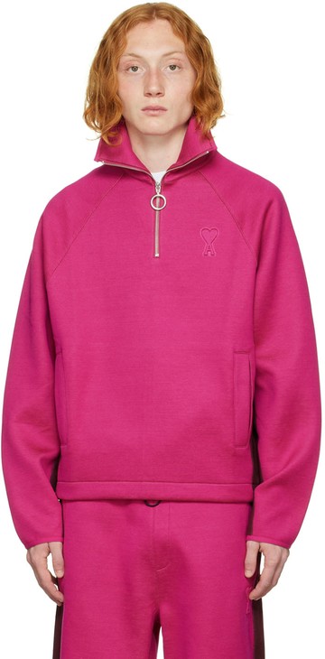 AMI Paris 粉色 Ami De Caur 套头衫