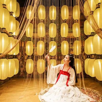 下殺優惠🎈古風燈籠裝飾墻民宿漢服拍攝魏晉風料理劇本殺燈籠裝飾 8VYQ