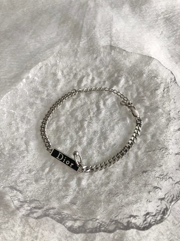 【日本直送 名牌中古包】Christian Dior 克裡斯汀‧迪奧 手鏈 銀色 vintage 古著 old mmj7ua