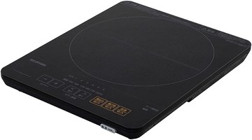 【日本代購】Iris Ohyama IH 薄型 磁吸式插頭 電磁爐 IHC-T43-B