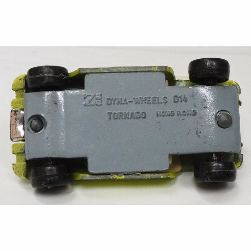 ZEE Zylmex DYNA-WHEELS D14【TORNADOイエロー】昭和レトロ香港製ダイ 