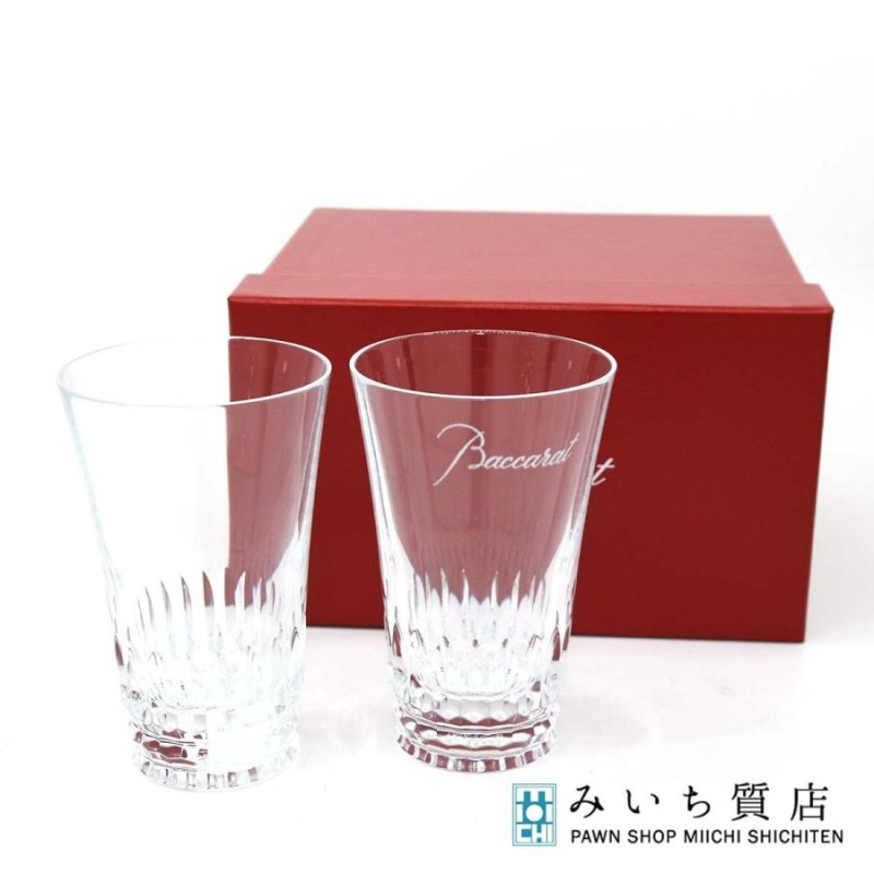 質屋 未使用 Baccarat バカラ コップ ペア グラス ジャパン クリスタ