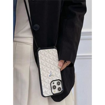 17+適用iPhone case斜挎單肩可背女蘋果16promax手機殼皮質15pro全包防摔12pm歐美新款13MAX保護套硅膠掛繩14