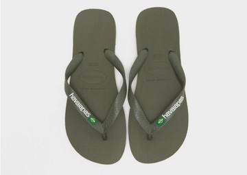 havaianas 哈瓦士 巴西人字拖 男款 Brasil logo 墨綠夾心 涼鞋 拖鞋 夾腳拖 海灘鞋【南風百貨】