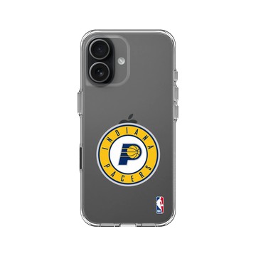 iPhone 17 Clear Case（相機按鈕） 透明 - NBA - Logo-印第安納溜馬 Indiana Pacers