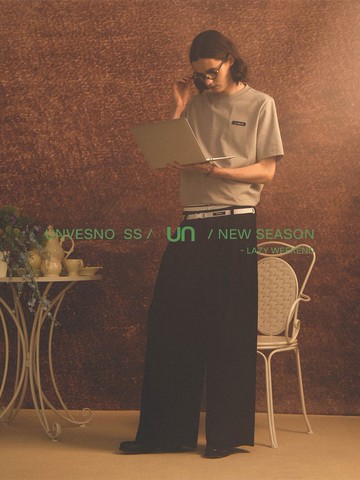 Unvesno(UN) Sport&Life系列 50支cleanfit版型酸性色系知性T恤