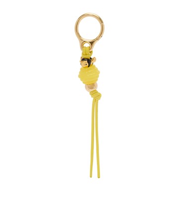 Loewe x Paula's Ibiza Leather-Trim Bee Charm