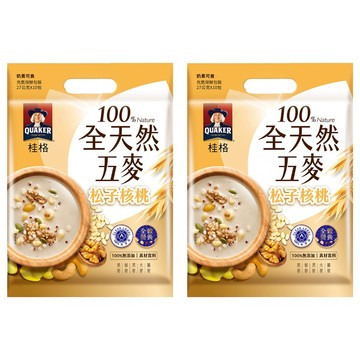 QUAKER 桂格 全天然五麥 松子核桃  270g  2袋