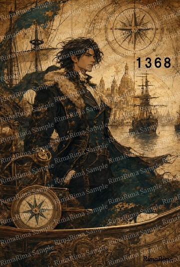 1368 原創貼紙 原創人物貼紙 貼紙 RimaRima