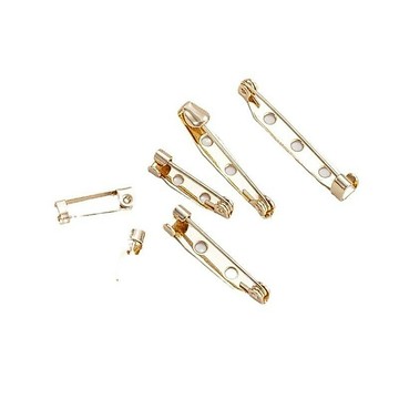 Ala-保色14K包金別針胸針防走光女diy手工胸花自製飾品發飾扣配件資料