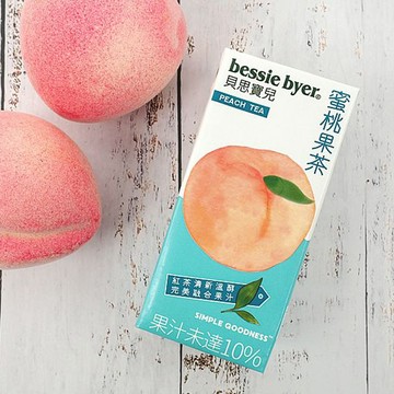 Bessie Byer 貝思寶兒 蜜桃果茶 330ml 好市多代購 飲料 水蜜桃飲 果汁【好物底家】DS013718 ！