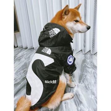 Nick財 四季款柴犬柯基雪拉瑞潮牌寵物防水沖鋒衣寵物雨衣衣服