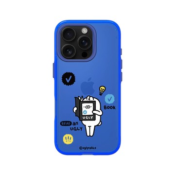 iPhone 16 Pro Clear 激光藍 - Ugly Rabbit 醜白兔 - 一本醜白書