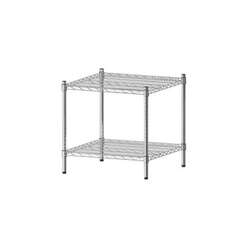 dayneeds 荷重型60x60x60公分 二層電鍍(鎖管)收納鐵架