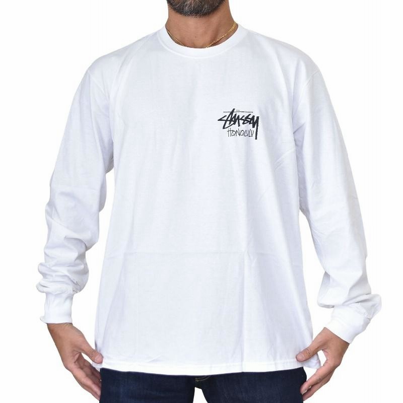 【ハワイ限定】stussy Honolulu Tシャツ　長袖　XL　黒新品未使用