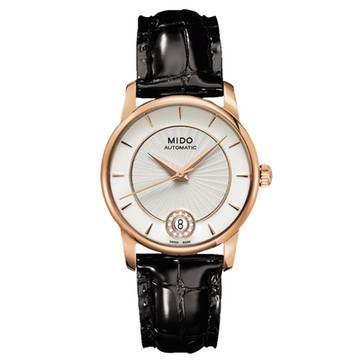 MIDO美度 官方授權 BARONCELLI永恆系列 真鑽優雅機械腕錶 聖誕節 禮物 送禮 33mm/ M0072073603600