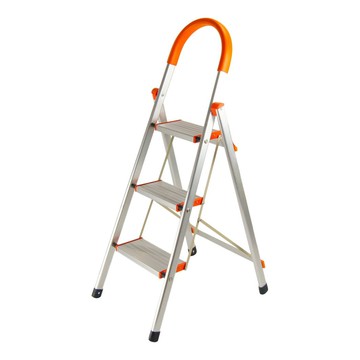 【TRENY】加寬鋁製三階扶手梯-荷重120KG