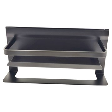 HAFELE 海福樂 廚房收納置物架多用調味料架  32.8 x 16.2 x 11.8cm  消光黑  1個