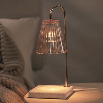 MARIGOLD | 經典香氛融蠟燈【HA022】-鏡面玫瑰金/水晶/霧面黑