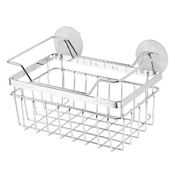 DAY&DAY 海棉瓶罐架 不鏽鋼置物架  銀色  1個