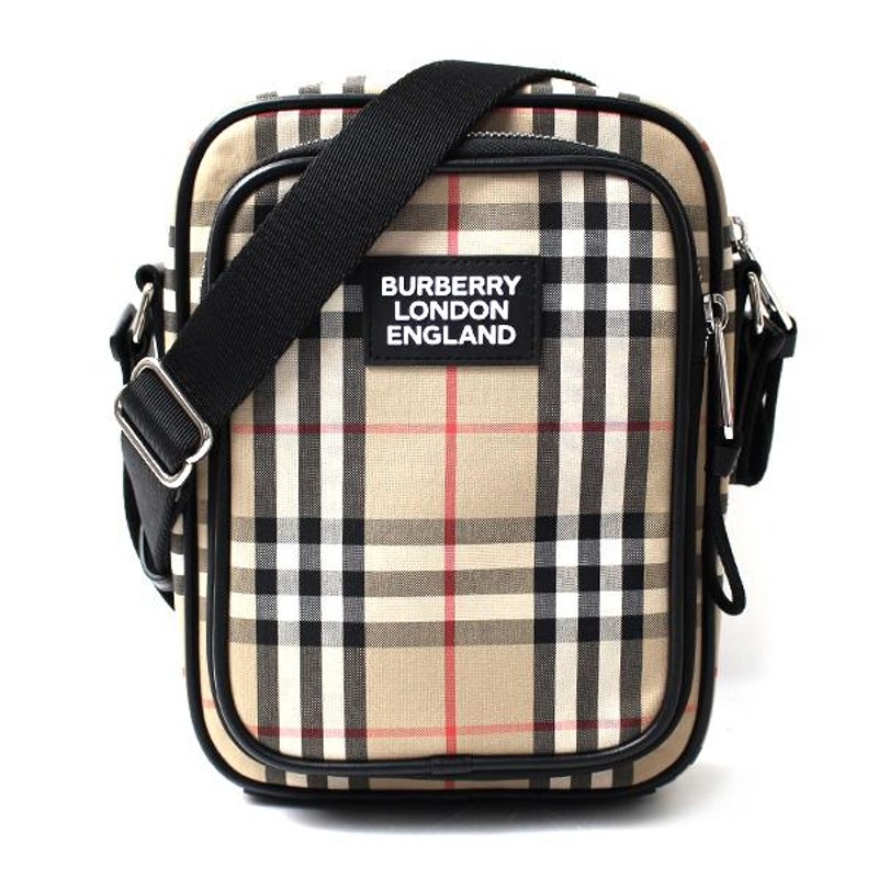 BURBERRY バーバリー ノバチェック ショルダーバッグ ベージュ/ブラック 8023381/中古/美品 | LINEブランドカタログ