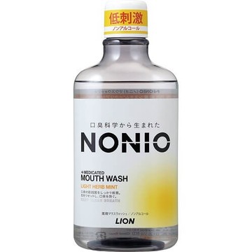 獅王 NONIO 漱口水 無酒精 清新草本薄荷 600ml 洗口液 [醫藥部外品]