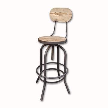 工業風 復古做舊仿舊風格 賈克斯 高背璇轉吧椅 ST037