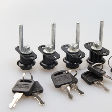 購滿99出貨 新品熱銷 辦公桌櫃子鎖三聯鎖一鎖三抽屜鎖3連檔櫃正面鎖頭鎖芯矮櫃鎖桿