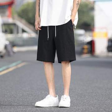 【Heart:W 新職人】現+預 輕薄棉麻五分休閒褲(短褲/運動褲/下著)