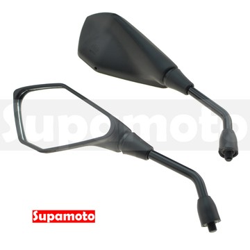 -Supamoto- 菱形後照鏡—M47 (原廠型/檔車/後視鏡//黑色/復古/NINJA/Z650/CT125)