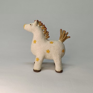 歡樂小花馬/陶藝品/原創
