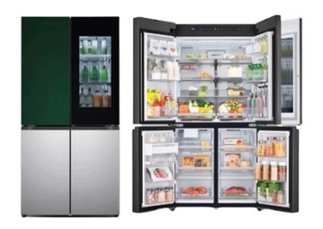 【LG 樂金】GR-QLF87GSP  860公升 Objet敲敲看門中門冰箱