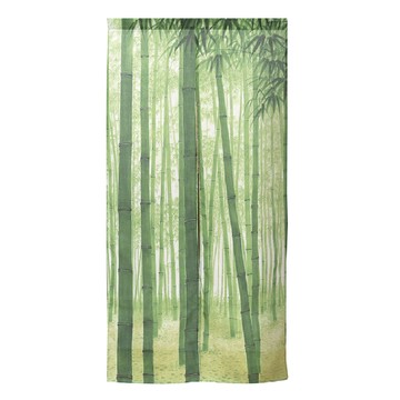 長門簾 聚酯纖維  170 x 85cm  雙面竹林嫩葉 綠色