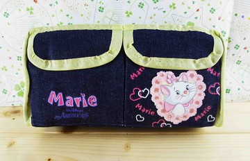 【震撼精品百貨】The Aristocats Marie 迪士尼瑪莉貓 長型化妝包-牛仔愛心 震撼日式精品百貨
