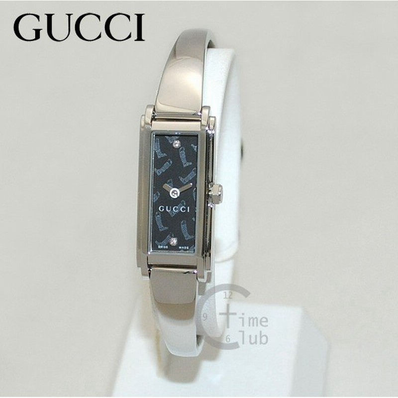 Gucci グッチ 時計 腕時計 Ya シルバー ブラック レディース バングル 通販 Lineポイント最大0 5 Get Lineショッピング