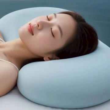 🆕新品上架【梨花瑪雅】必買💖貓肚皮冰絲護頸回彈多功能記憶棉枕大小兩款(6色)💕情人禮物，生日禮物，閨蜜禮物