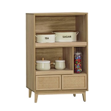 文創集 神奈川編織紋2.7尺拉盤二抽餐櫃/收納櫃-80x46x128cm免組