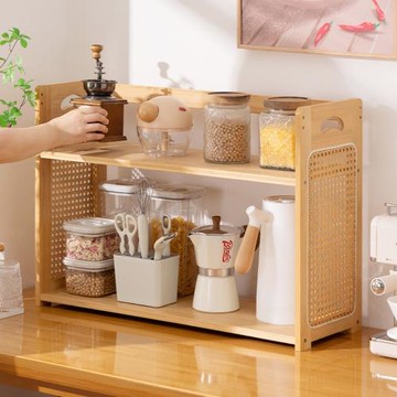 【LEZUN/樂尊】廚房檯面調料置物架 收納架-70長