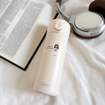 JIN CHA GOD- 保溫瓶  God is a good father 耶穌手繪款