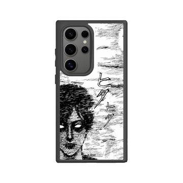 Galaxy S24 Ultra SolidSuit 黑 - 伊藤潤二驚選集 Junji Ito - 濃霧中的美少年