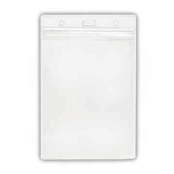 A6夾鏈防水證件套 識別證件袋 車票悠遊卡信用卡套 工作證防塵防水袋 客製化禮品專家4497