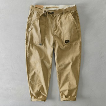 日系多口袋錐形工裝褲 / 三種厚度 / 100%水洗純棉 / 男女皆可穿 / 5色 / 29腰至38腰 / 大尺碼【QTJBYZ329】