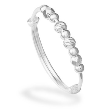 【童樂繪金飾】兒童純銀手鐲手環 轉出好運 (彌月銀飾 滿月禮)