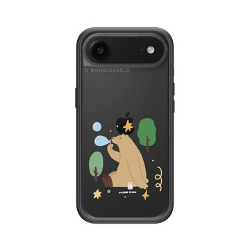 iPhone Air Mod NX -邊框背蓋組合 (相機按鈕) 黑 - 咻咻熊 XiuXiubear - 森林泡泡