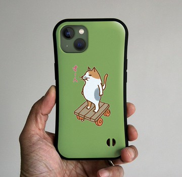 Grip iPhone 手機殼貓是綠的