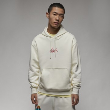 Nike AS M J FLC PO 男連帽上衣-白-FD4801133