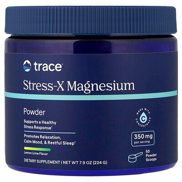 Trace, Stress-X，鎂粉，檸檬酸橙味，7.9 盎司（224 克）