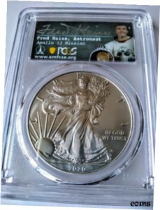 アンティークコイン NGC PCGS Silver Eagle Emergency Issue MS70 FDOI Fred Haise AMF pop 2020-P