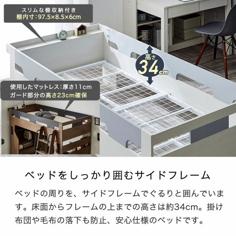 システムベッド ロフトベッド ベッド、デスク、シェルフ システムベッド ロフトベッド ベッド、デスク、シェルフ